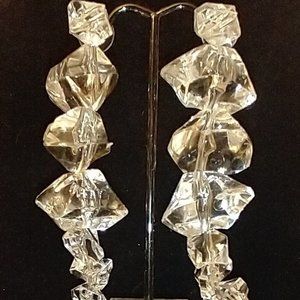 Clear Acrylic Earrings